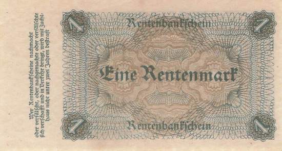 1 Rentenmark 1923